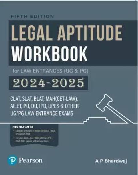 Legal Aptitude Workbook For Law Entrances (Ug & Pg) 2024-2025