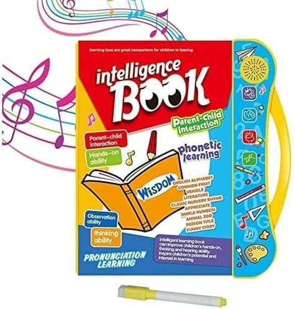 Intelligence Book Sound Book For Children, English Letters & Words Learning Book Educational Toys