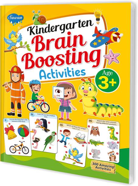 Kindergarten Brain Boosting Activities Book 3+ | 300 Amazing Activity
