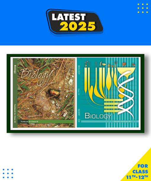 Ncert Class 11 & 12 Biology Book New Latest Edition Book For 2023 -24 Session Paperback, NCERT|New Latest Edition For 2025-2026