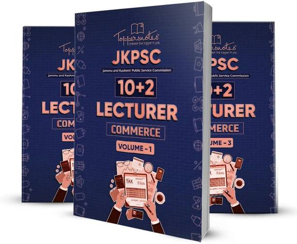 JKPSC - Commerce (School Lecturer) Exam Preparation Study Material Notes, English Medium Set Of Books, Latest Edition