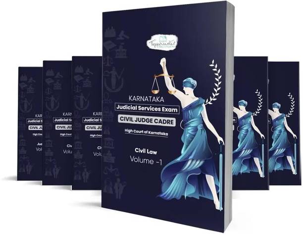 Karnataka Judicial Service Exam Preparation Study Material Guide Civil Judge Junior Division, English Medium Books Latest Edition