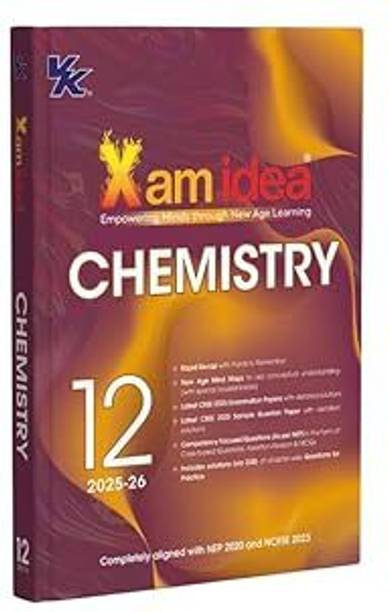 Xam Idea Chemistry Class 12 Book| CBSE Board| Chapterwise Question Bank| Based On Revised CBSE Syllabus| NCERT Questions Included| Paperback, Editorial Board|New Latest Edition For 2025-2026 (Paperback, Editorial Board) (Paperback, Unknown)