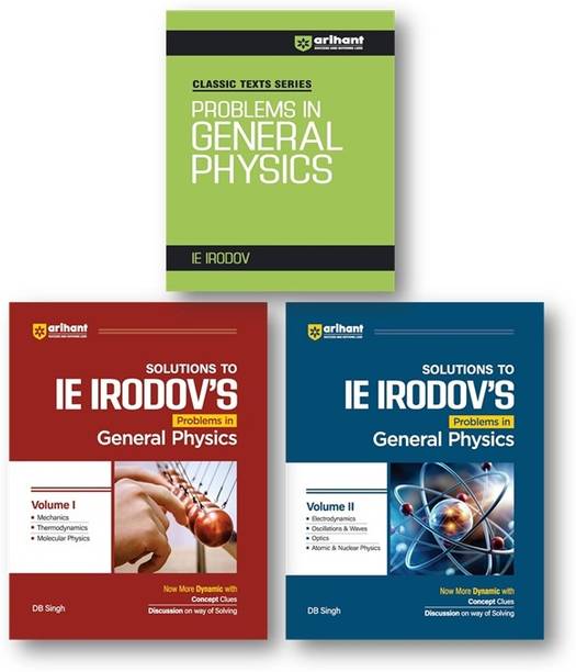 Arihant Problems In General Physics- IE Irodov + Solutions To IE IRODOV'S Volume I + II (3-Books Set)
