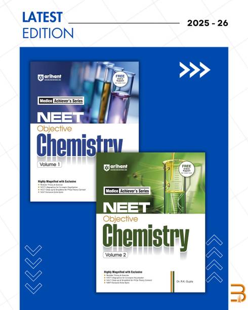 NEET Objective Chemistry Volume 1 & 2 | NEET Practice Set | With Modular Theory & Exercise MCQ Practice With PYQs- Theory Connect | For Exam 2025-26