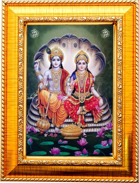 NORMALART Laxmi photo frame, mata laxmi photo frame, maa laxmi a4 photo frame Religious Frame