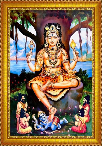 taani creations Dakshinamurthy/Dakshinamoorthy Photo Religious Frame