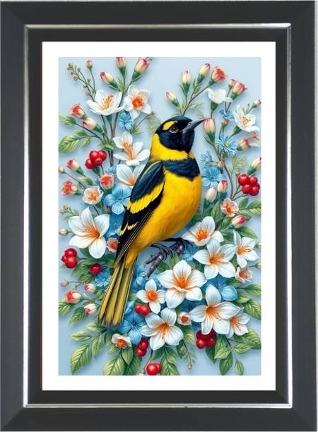 HitechMart American Gold Finch Photo Wall & Table Frame Religious Frame