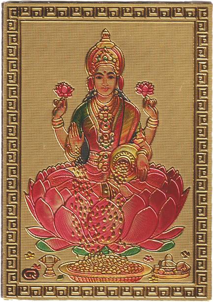 SHOORAJHANTH fridge magnet lord Dhana lakshmi fridge magnets photo god Religious Frame
