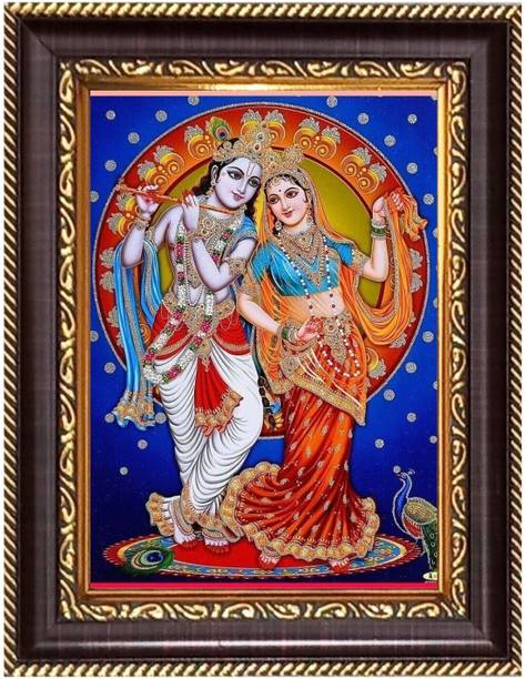 HitechMart Sri Krishna and Sri Radha Religious Frame