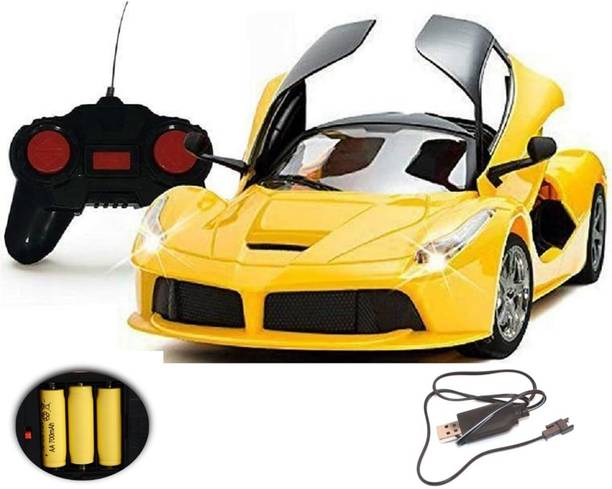 KHELOZZ Remote Controlled Ferrari Like Model Sports Car with Openable Door for kids