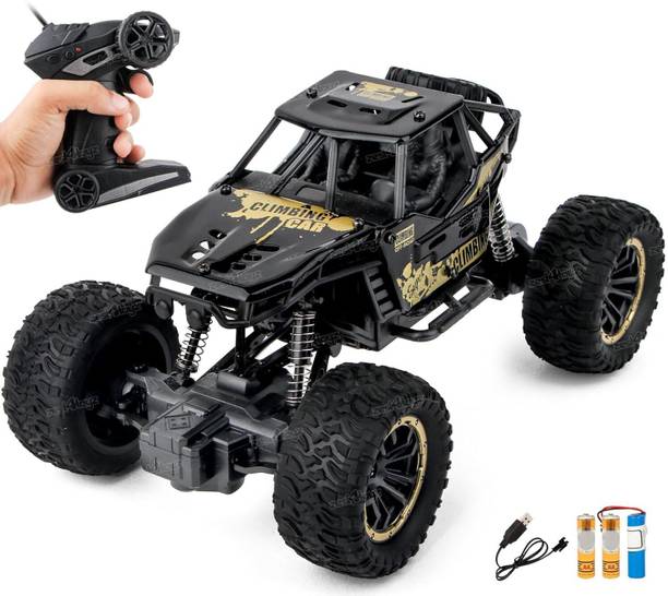 TRIMMO Rechargeable Rock Crawler Remote Control Monster Toy Car