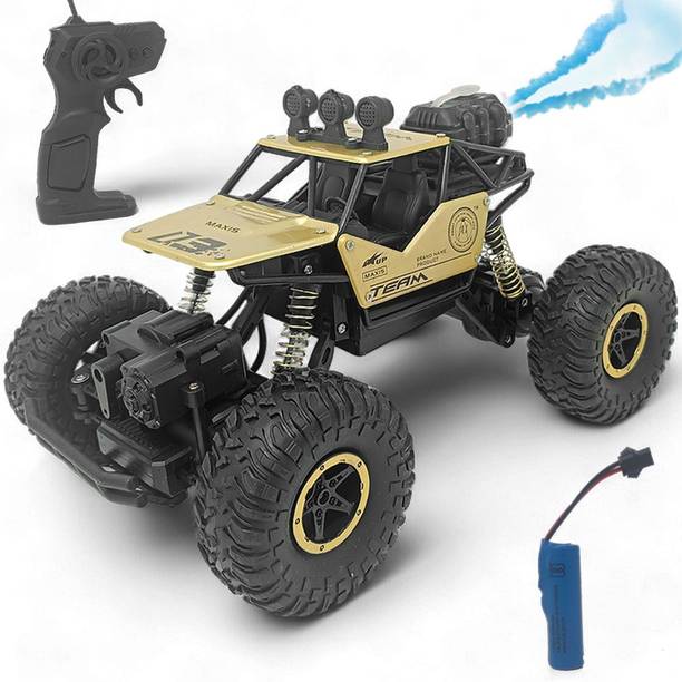 SNISH SIGNATURE Big Size Metal Body 4x4 Remote Control Rock Crawler Smoke Car with Battery-B56