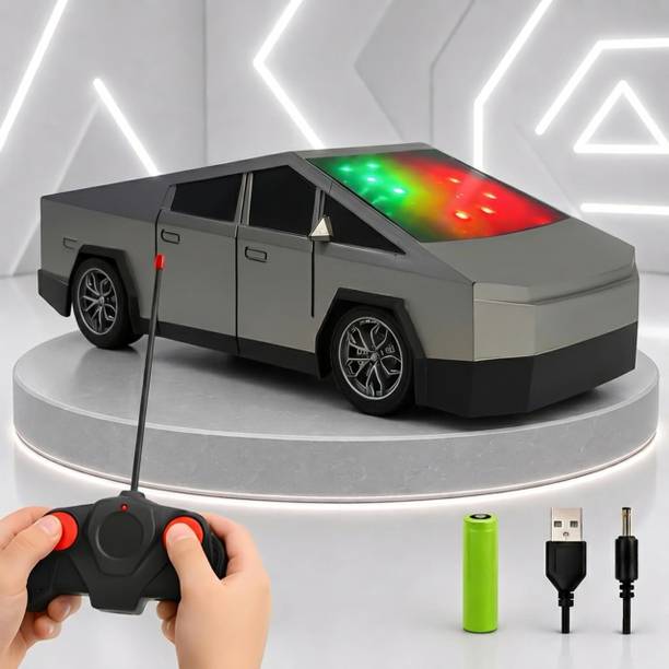 mea mehar electric appliances Tesla Cybertruck Remote Control Car for Kids with Rechargeable Battery