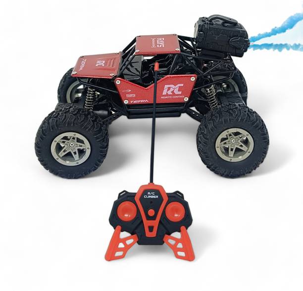 FANSEEKART Monster Truck Rock Crawler metal body with smoke effect toy for kids_32