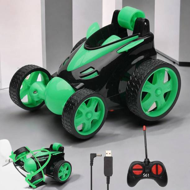 Mahi Zone Rechargeable 360° Rotating & Rolling Small Stunt Car for Kids_S632