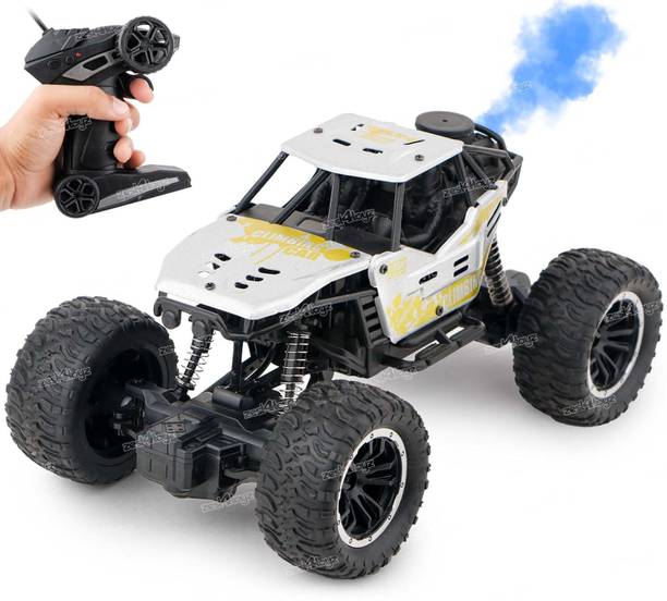 IJAYTOYS Remote Control Rock Crawler Mist Smoke Spray Function, High Speed Rock