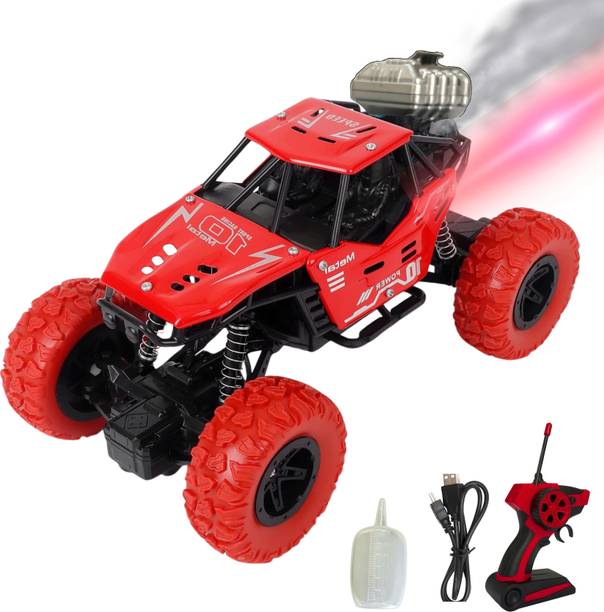 ARMMAN STAR Remote Control Rock Master Crawler Car with Smoke & 3D Light Monster Truck Toys