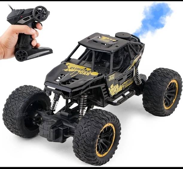 Rachna enterprise Rock Car Monster Truck Remote Control Car Toy for Kids Off Roading, Smoke Effect