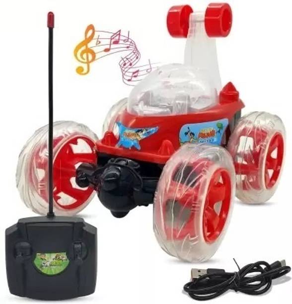 BMT Best Stunt Car 360° Twisting Remote Control for Kids Music ,Lights_142