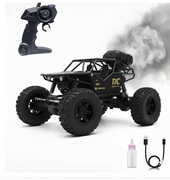 joymax RC Rock Crawler Car for Kids – 4WD Remote Control Off-Road Rock Car (Big Wheels)