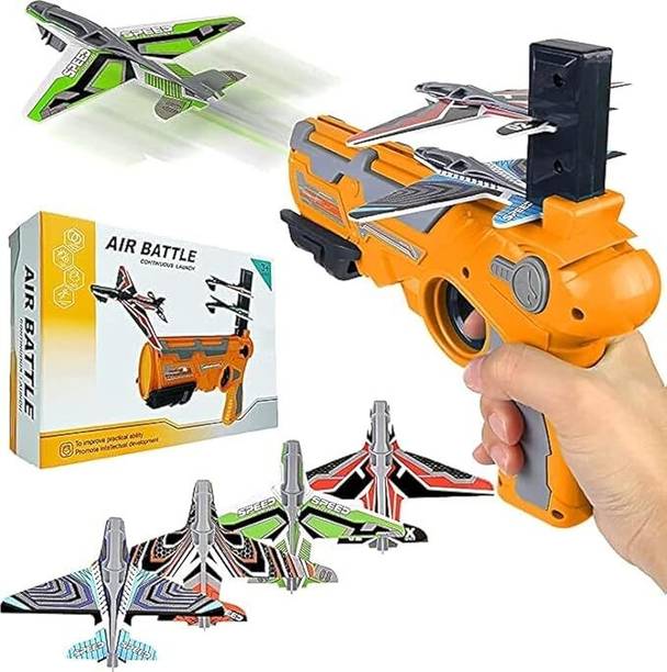 RSA enterprises Air Launcher Gun 4 Fome air battle toy for kids