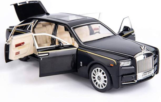 Akvanar 1:24 Rolls-Royce Phantom Die cast Metal car Pullback Light Music multicolor