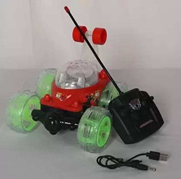 Tenmar Best Stunt Car 360° Twisting Remote Control for Kids Music ,Lights_76