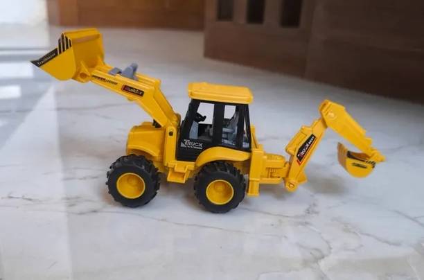 Learn With Fun JCB 2 in 1 Loader & Excavator Friction Powered Toy