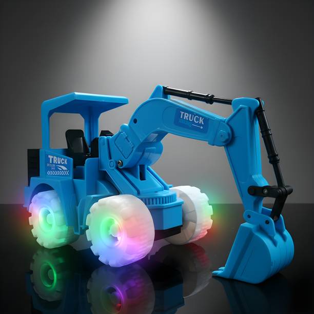 TOYS-TALK Electric JCB Construction Vehicle – Battery Powered Toy Excavator