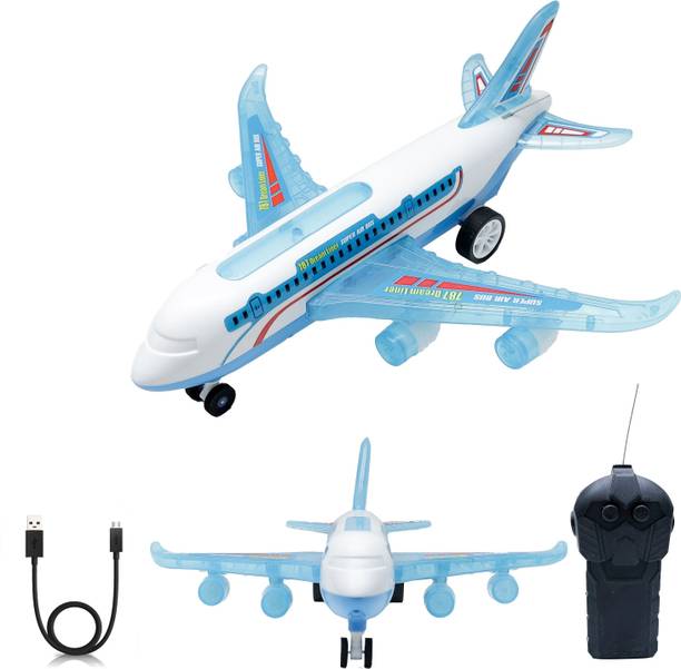Wonder Aeroplane Toy A-787 Airbus Full-Body Lights & Realistic Sounds for Kids
