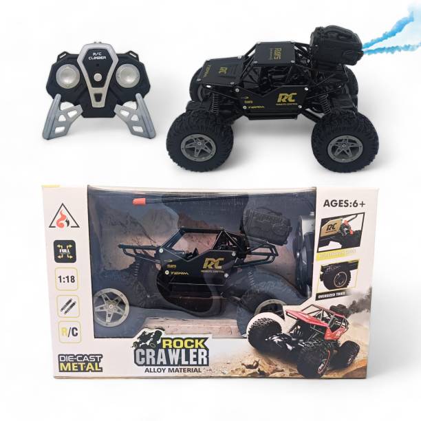 fizz Remote Control Metal Rock Crawler monster Car with Smoke mist Effect for kids-34