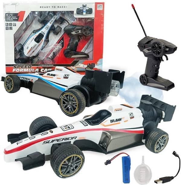 ADM F1 Formula Spray High Speed Racing Remote Control Car Toy.