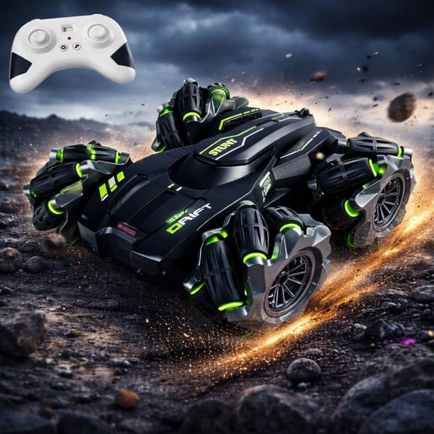 NIYAMAT 4X4 RC Stunt Car for Kids | Dual-Sided 360° Rotating Off-Road Climbing