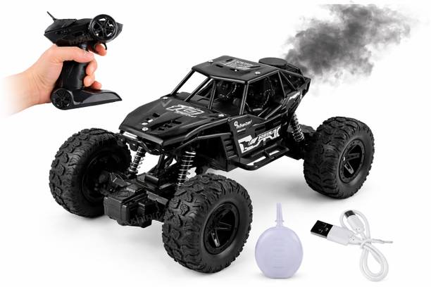 APJ enterprise Remote Control Rock Crawler Car with Smoke Effect | Off-Road RC Toy Car for Kids