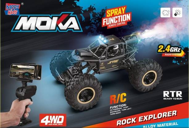 ATOZ TOYS RC Big Size Cars with 720P Hd WiFi Camera | Spray Function | Monster Trucks