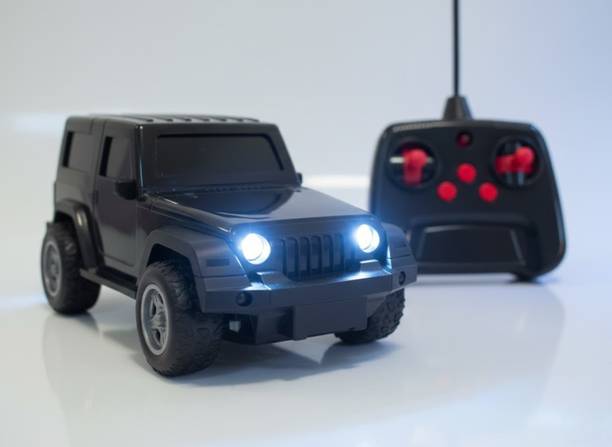 BAIRNINO Musical Thar Remote Control Car with Auto Drive Function & Glowing Headlights