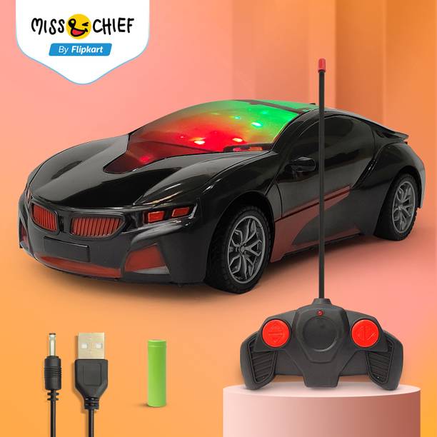 Miss & Chief 3D LED Lighting | high speed rechargeable remote control Car for Kids