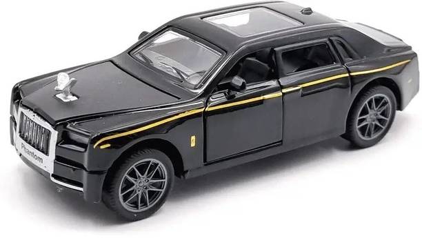 ZUNBELLA 1:36 Scale Roll Royce Metal Die Cast With Open Doors, Ligh & Sound For Kids