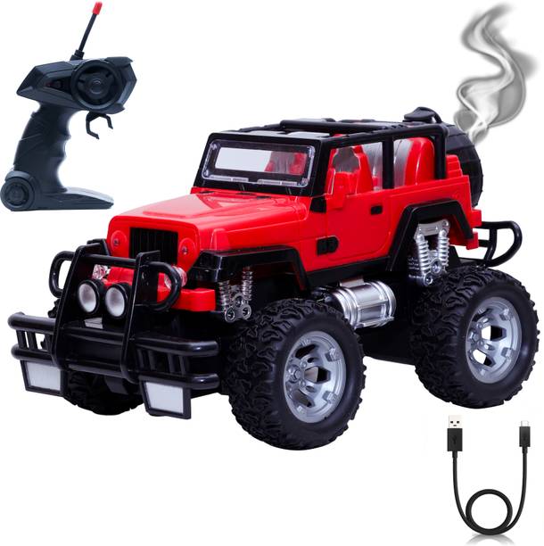 Wonder Yaaran Di Gaddi Type-C Off-Road RC Jeep Truck | Smoke, Music & 4x4 Toy Car