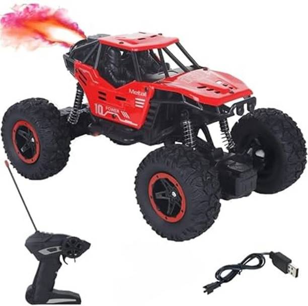 Pepstter Remote Control 1:18 Rock Crawler with Mist Smoke Spray Function Monster Truck