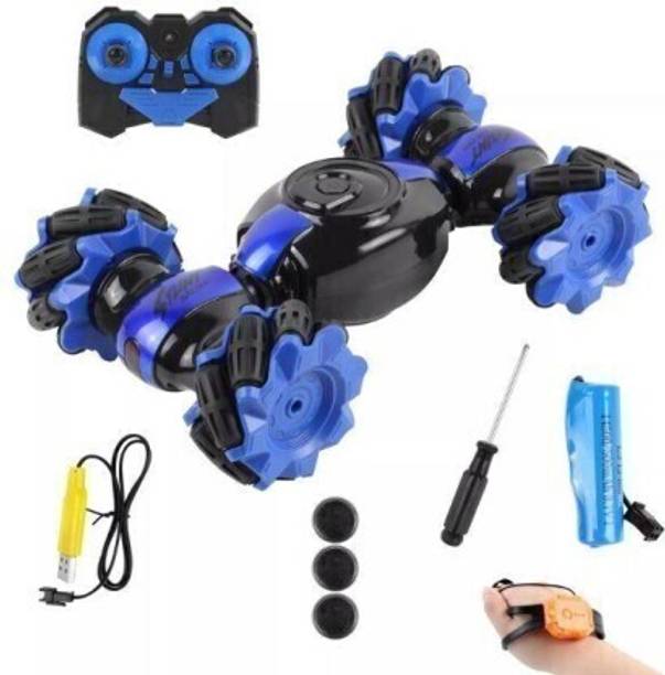 fizz Hand Gesture Sensor RC Stunt Car Double Sided Rotating Remote Control Car _A7