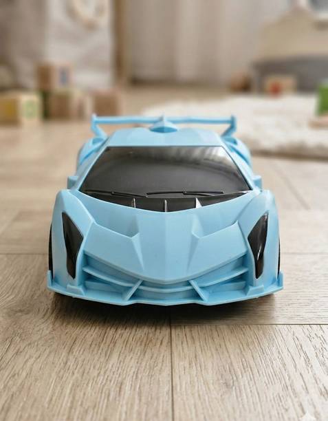 Karigars 1:18 Scale Racing Toy Car|Friction Powered|No Battery|Durable ABS Plastic|Green
