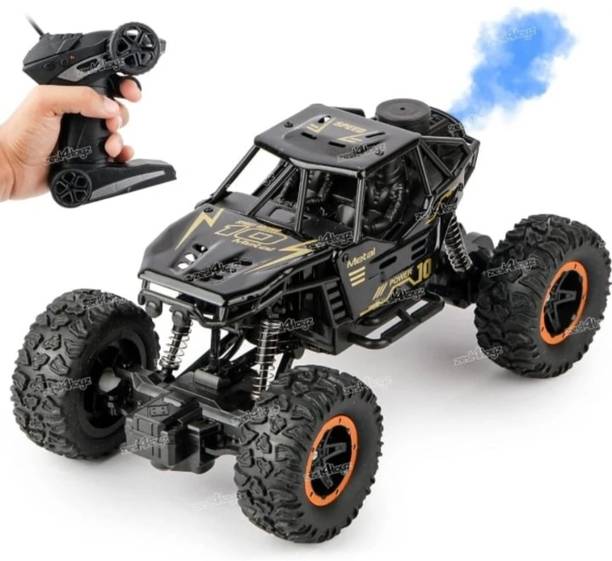 APJ enterprise Remote Control Car For Kids With Mist Smoke Effect Rock Crawler Toy