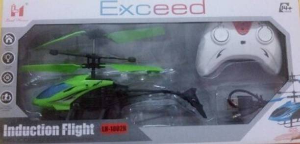 JRCLUB Exceed Helicopter for kids (Multicolor) (Green)