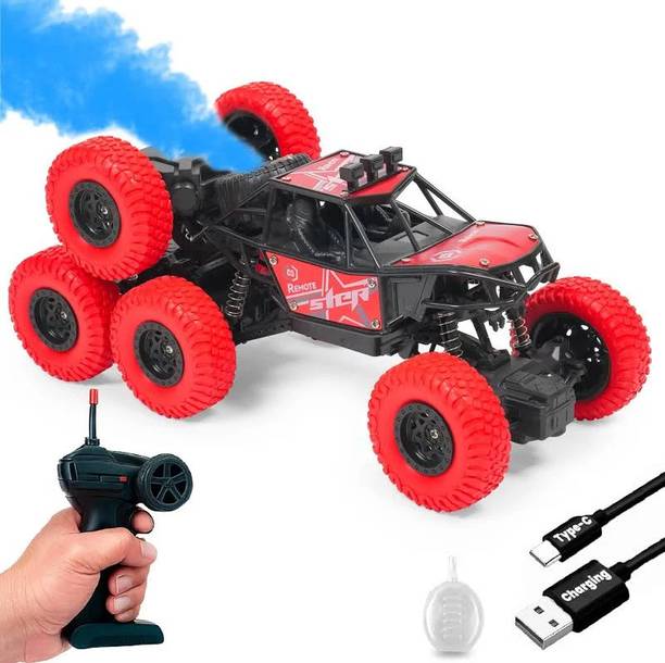 Krishna Enterprises Remote control 6 wheel car toy