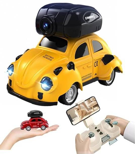Bestie Toys Mini Car Remote Control Car with Camera, 2.4GHz WiFi Off-Road Vehicle, Phone APP