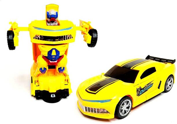 niyamat bump go action 2 1 robot car toy 3d light music transformer 2023
