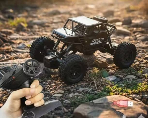 AXAR KID’S STORE Remote Control Car for Kids Rock Crawler 2 Wd Monster Truck Offroad High Speed