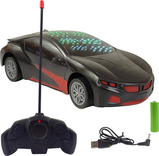 Miss & Chief 3D LED Lighting kids high speed rechargeable remote control Car for Kids
